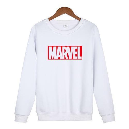 Marvel Letter Print Sweatshirt