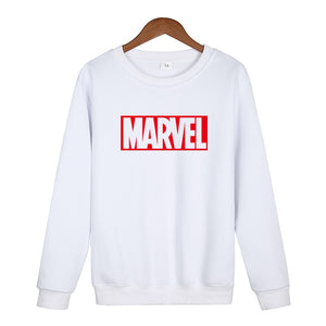 Marvel Letter Print Sweatshirt