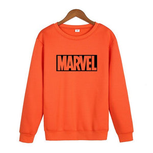 Marvel Letter Print Sweatshirt