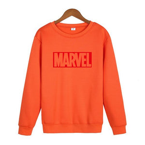 Marvel Letter Print Sweatshirt