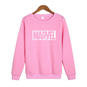 Marvel Letter Print Sweatshirt