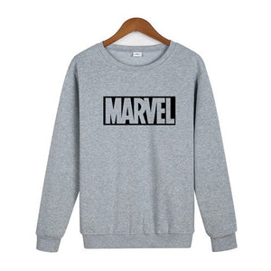 Marvel Letter Print Sweatshirt