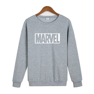 Marvel Letter Print Sweatshirt