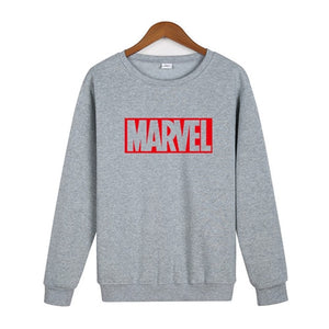 Marvel Letter Print Sweatshirt