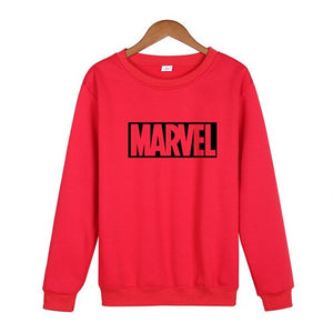 Marvel Letter Print Sweatshirt