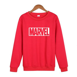 Marvel Letter Print Sweatshirt