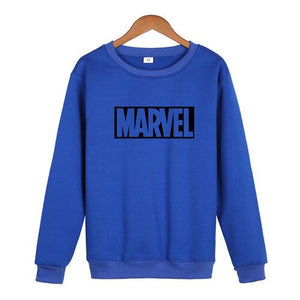 Marvel Letter Print Sweatshirt