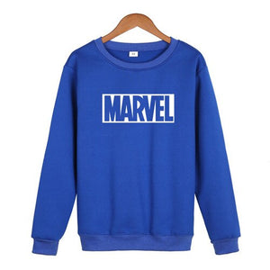 Marvel Letter Print Sweatshirt