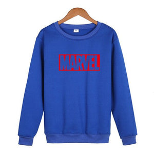 Marvel Letter Print Sweatshirt