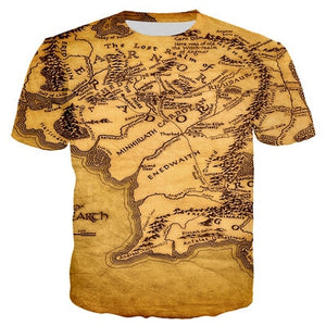 LOTR Middle Earth Map Hoodie