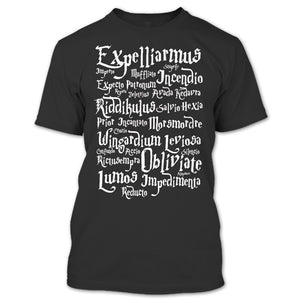 Harry Potter Spells T Shirt